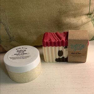 2PC West of Zen Body Scrub and Soap Set
